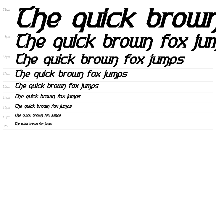 Warlords Bold Italic Waterfall