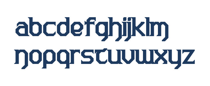 Warlords Bold Lowercase