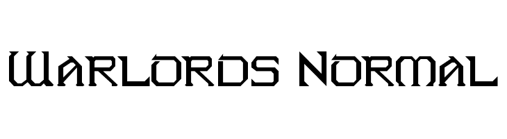 Warlords Normal  नि: शुल्क फ़ॉन्ट्स डाउनलोड