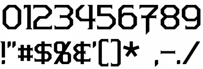 Warlords Font OTHER CHARS