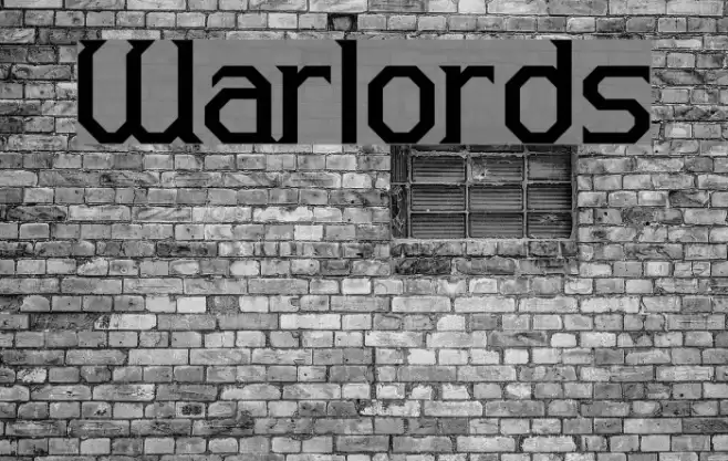 Warlords Font examples