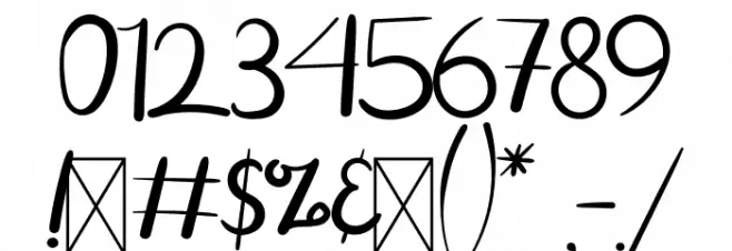 Warm Snow Font OTHER CHARS