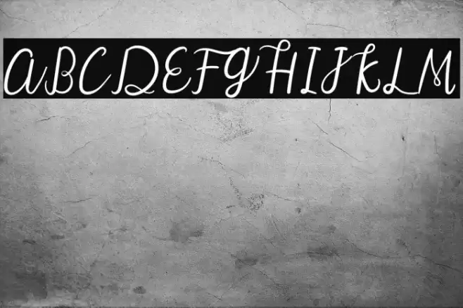 Warm Snow Font examples