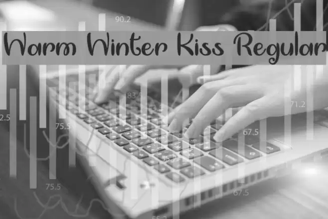 Warm Winter Kiss Regular Font examples