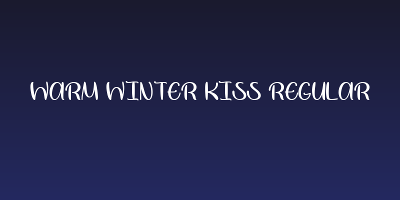 Warm Winter Kiss Regular Social Header