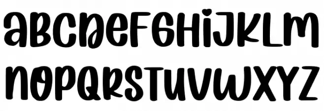 Warm Wishes Font UPPERCASE