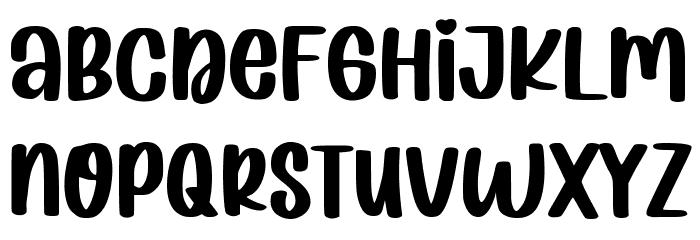 Warm Wishes Font LOWERCASE