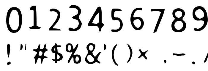 Warm milk Font OTHER CHARS