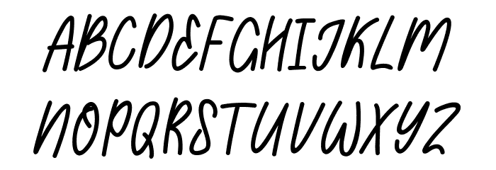 WarmMemoriesBold Font UPPERCASE