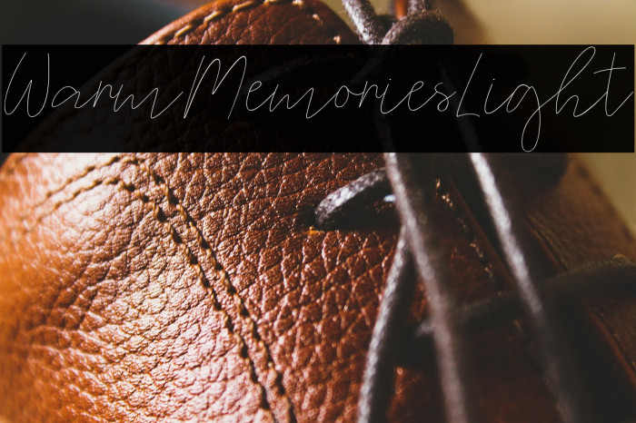 WarmMemoriesLight Example 2