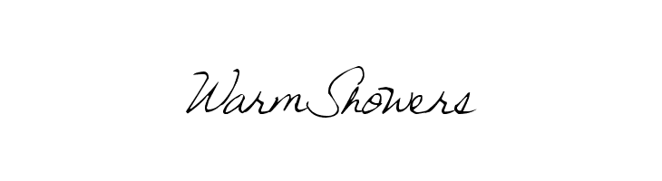 WarmShowers  Descarca Fonturi Gratis