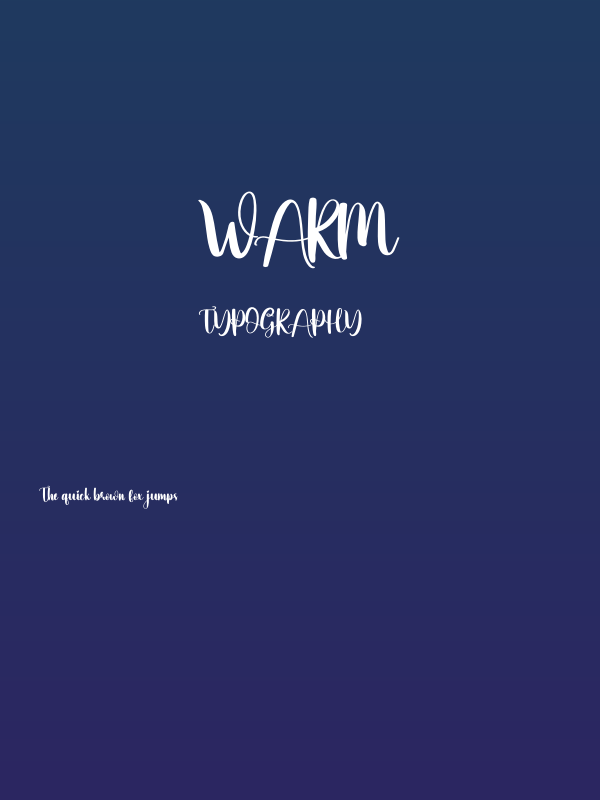 Warm Poster