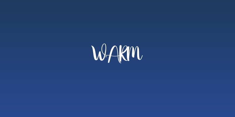 Warm Social Header