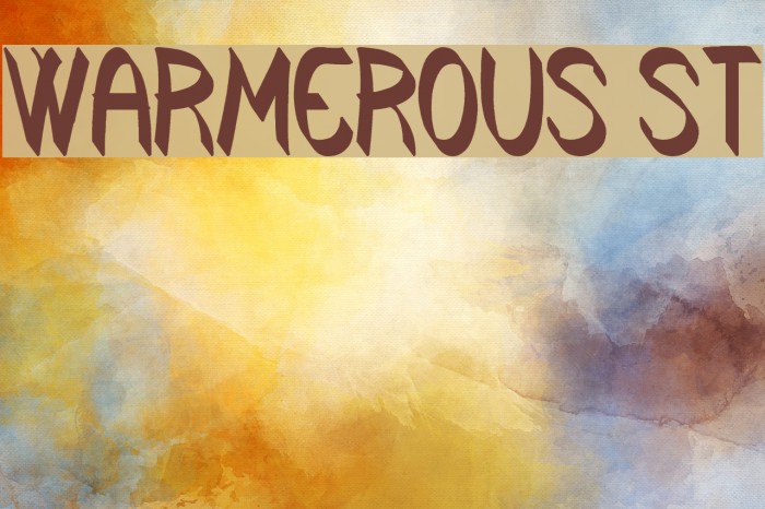 Warmerous St Example 1
