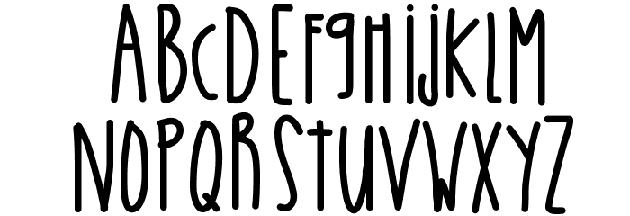WarmestSummer Font LOWERCASE