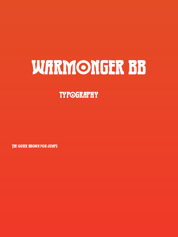 Warmonger BB Poster