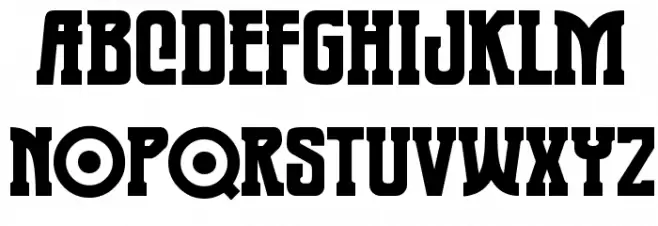 Warmonger BB Schriftart Kleinbuchstaben