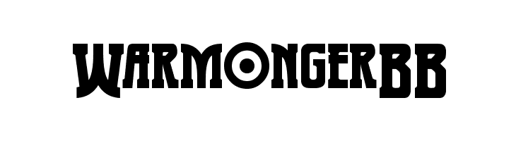 WarmongerBB  font caratteri gratis