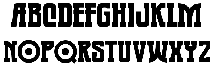 WarmongerBB Font LOWERCASE