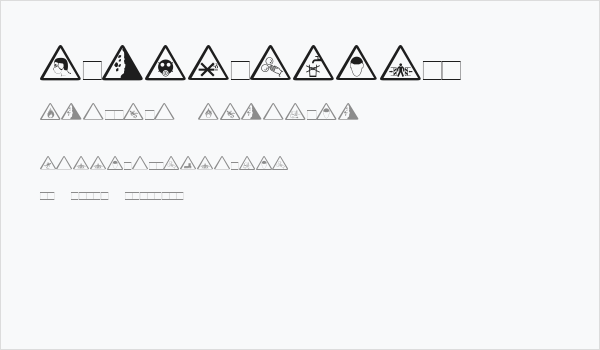 WarnSymbols5 Business Card