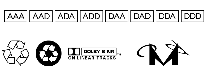 WarnerLogoFontNine Font OTHER CHARS