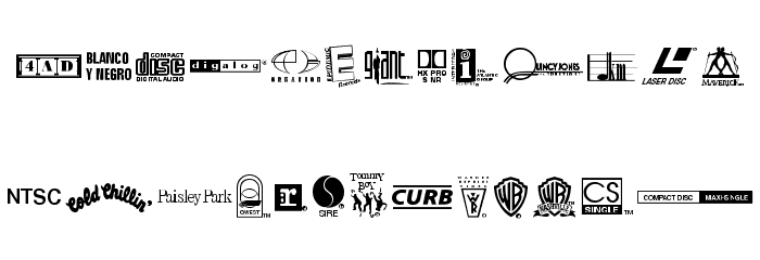 WarnerLogoFontNine Font LOWERCASE