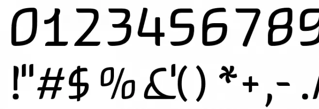 Warnes Font OTHER CHARS