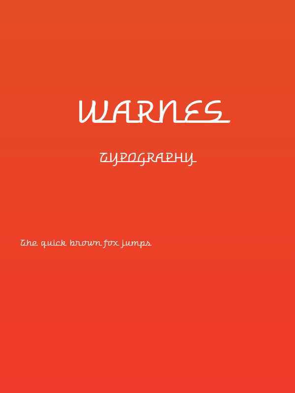 Warnes Poster