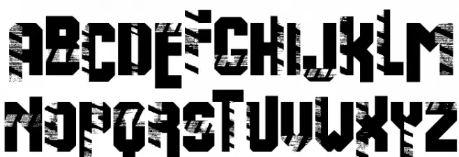Warning Шрифта ВЕРХНИЙ