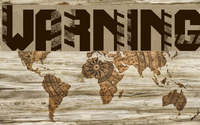 Warning Font examples