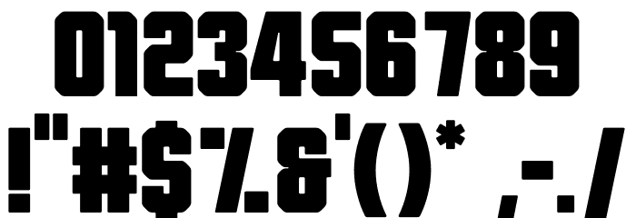 Warnok Font Alte caractere