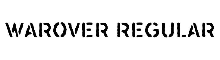 Warover Regular  Frei Schriftart Herunterladen