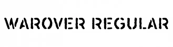 Warover Regular  Frei Schriftart Herunterladen