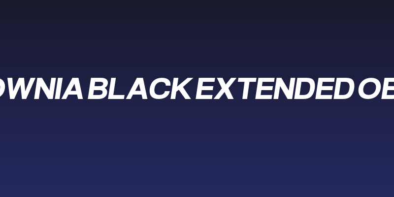 Warownia Black Extended Oblique Social Header