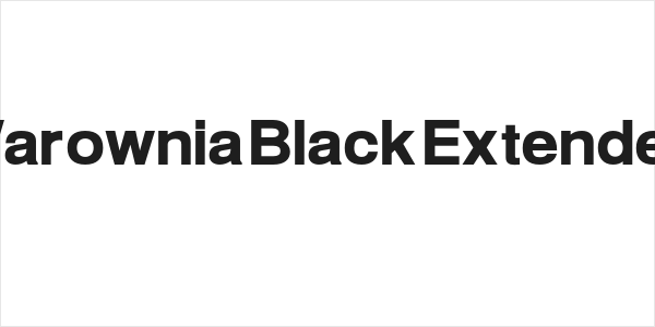 Warownia Black Extended Logo