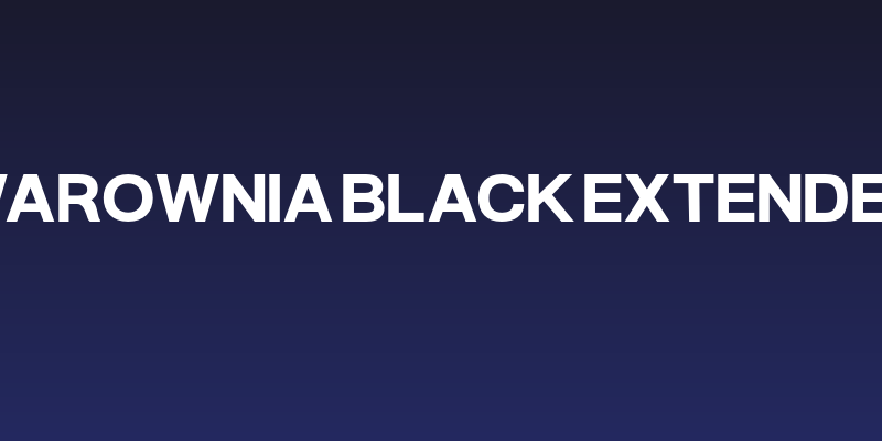 Warownia Black Extended Social Header