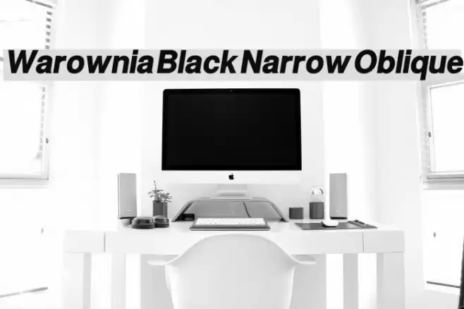 Warownia Black Narrow Oblique examples