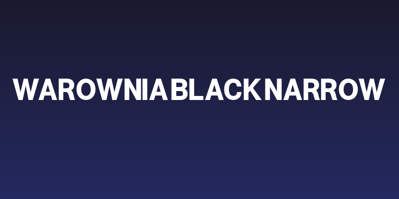 Warownia Black Narrow Social Header