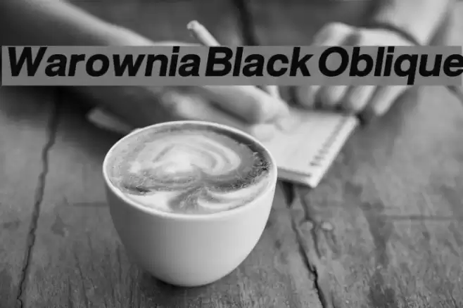 Warownia Black Oblique  examples