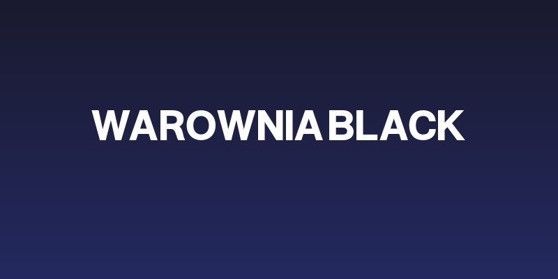 Warownia Black Social Header