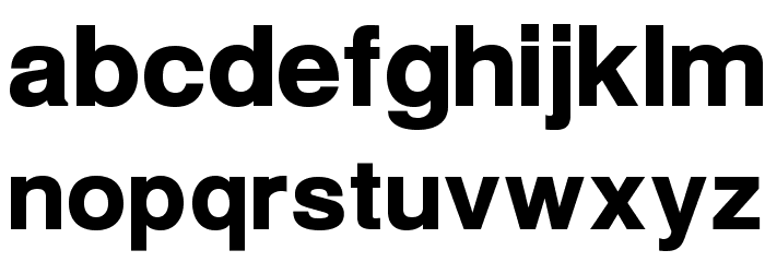 Warownia Black Font LOWERCASE