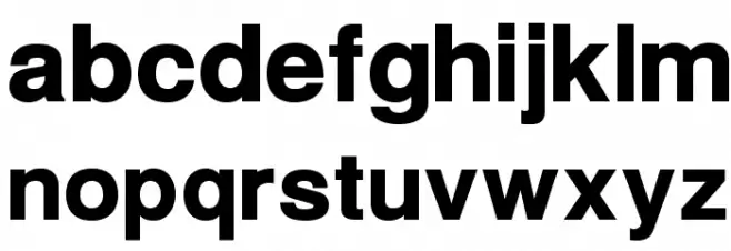 Warownia Black Caratteri MINUSCOLO