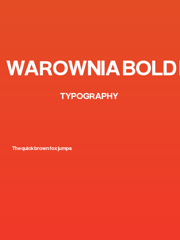Warownia Bold Extended Poster