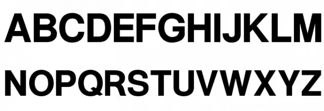 Warownia Bold Schriftart Groß