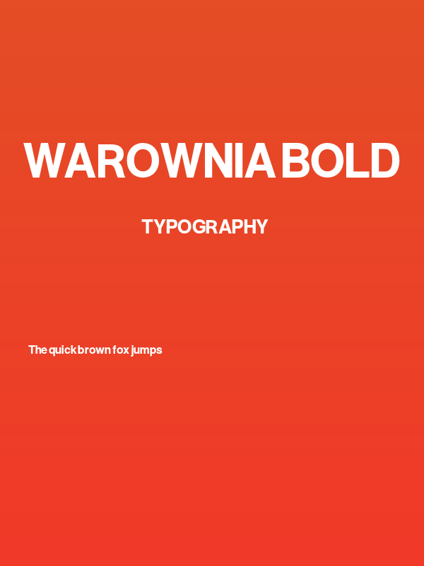 Warownia Bold Poster