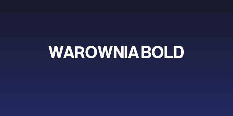 Warownia Bold Social Header
