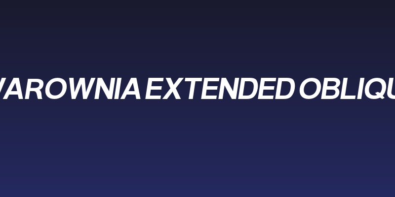 Warownia Extended Oblique Social Header