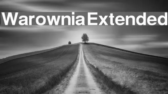 Warownia Extended Font examples