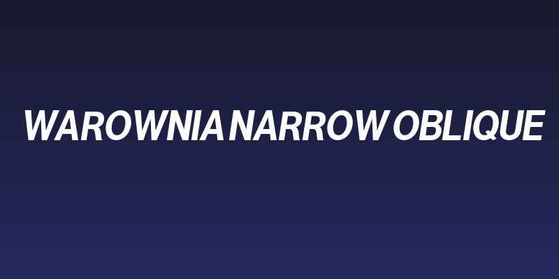 Warownia Narrow Oblique Social Header