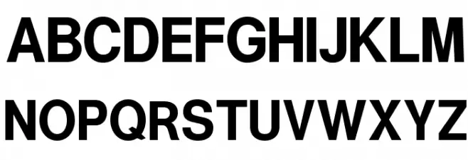 Warownia Narrow Font UPPERCASE